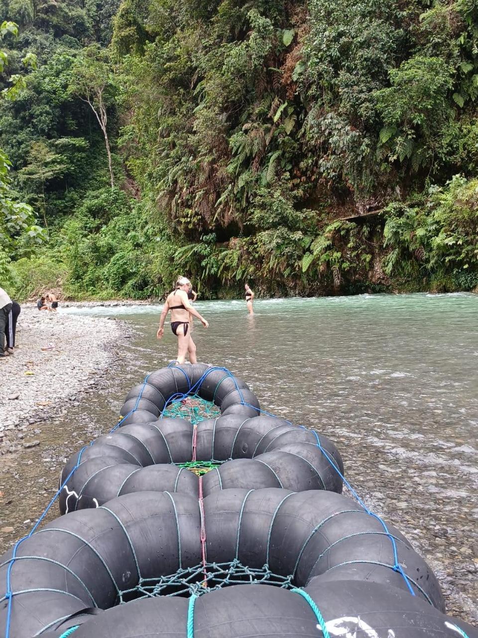 Landak River Guest House Only Trekking With Us Bukit Lawang Exterior foto
